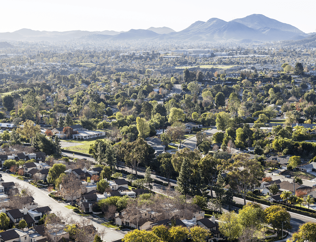 Thousand oaks aerial view. Cover for chiropractor in thousand oaks